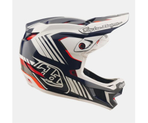 Вело шлем TLD D4 POLYACRYLITE HELMET QUALIFER [BLUE/WHITE]